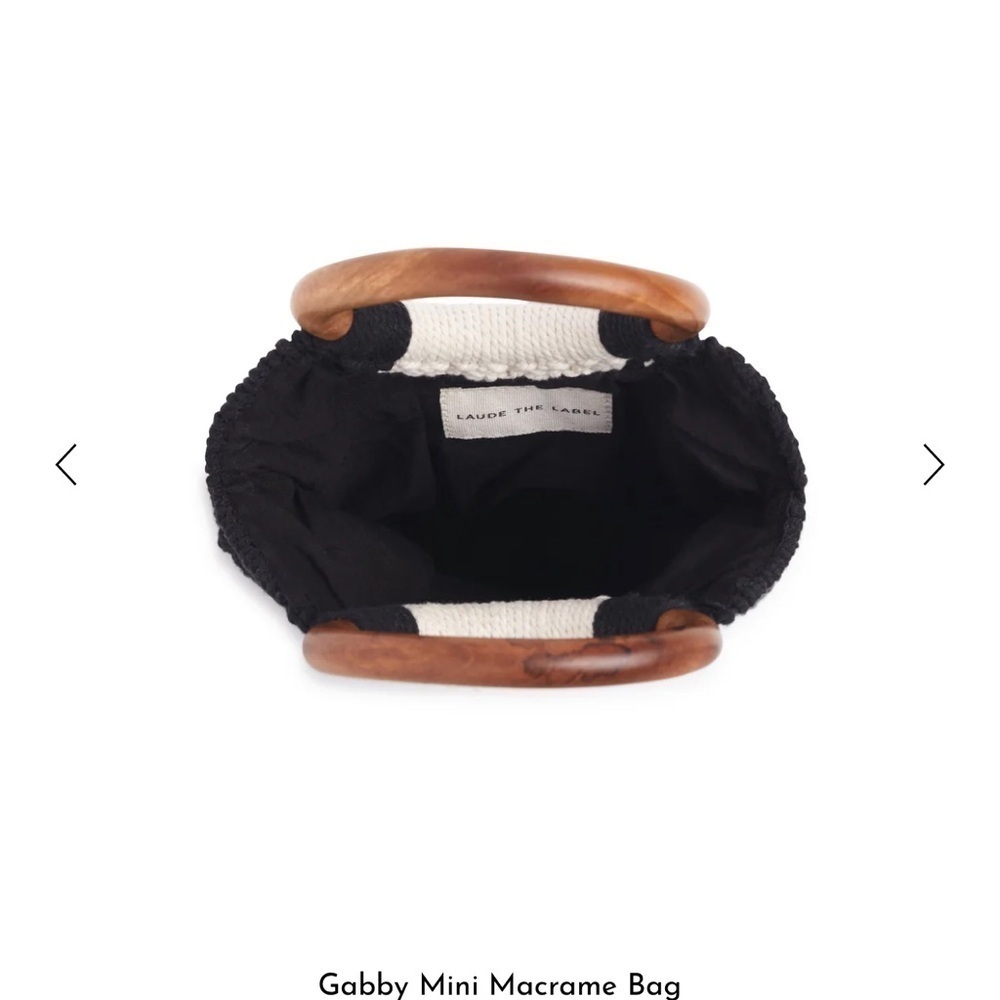 Laude The Label Nwt Gabby Macram Purse Hand Bag — image 8 of 8